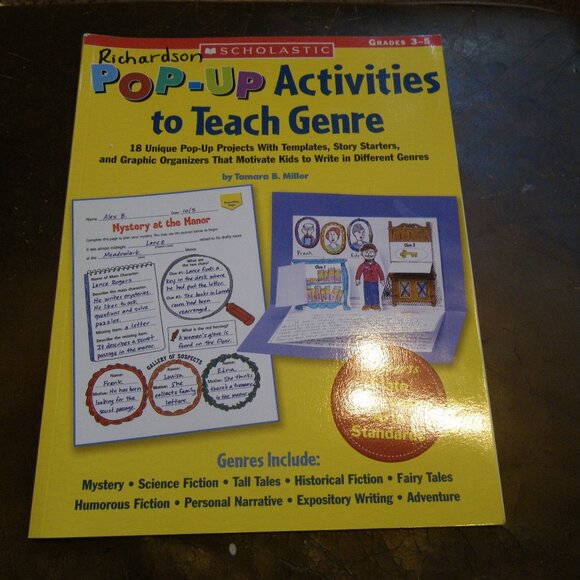 Scholastic Pop-Up Activities to Teach Genre Grades 3-5 Educational Resource - Picture 1 of 3